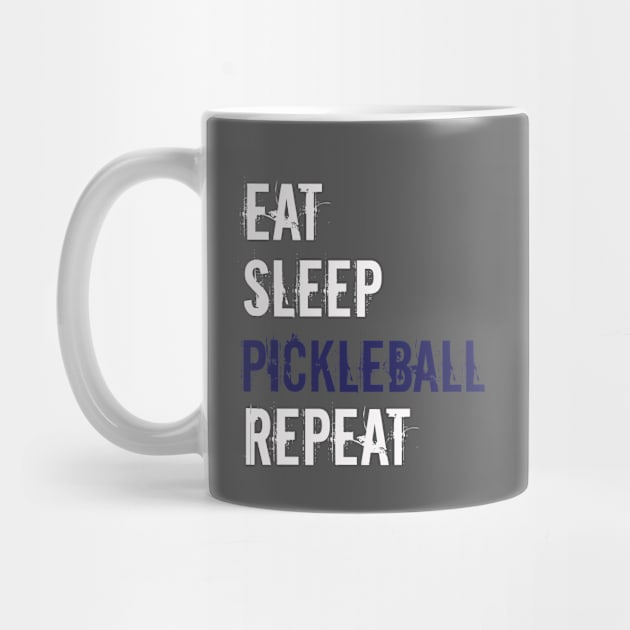 Pickleball - Eat Sleep Pickleball Repeat by Kudostees